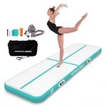 AirTrack Nordic Home 3m - Turnmatte Aufblasbar mit elektr. Luftpumpe &...