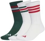 adidas Unisex 3STRIPES CUSHIONED SPORTSWEAR CREW SOCKS 3 PAIR PACK, team dark