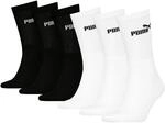 PUMA Unisex Crew Tennissocken Sportsocken Socken f&uuml;r Damen Herren 6 Paar, Farbe:004