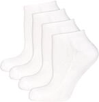Nur Die 4er Sneaker Frotteesohle Unisex Kurzsocken aus Baumwolle atmungsaktiv weich