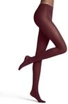 FALKE Damen Strumpfhose Matt Deluxe 30 DEN W Ti transparent einfarbig 1 St&uuml;ck, Rot