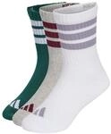 adidas Unisex Kinder 3Stripes Cushioned Sportswear Crew Socks 3 Pair Pack Socks,