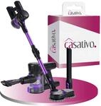 Casativo Multifunktionaler 2in1 Akku Staubsauger - Zyklon-Hand- & Bodensauger...