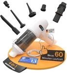 lautux Turbotastic Pro 2 Handstaubsauger &ndash; 120W, 18.000Pa, bis 60 Min Laufzeit,