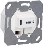 Jung USBPD60CWW Ladeger&auml;t USB Power Delivery 60, Typ-C, Alpinwei&szlig;
