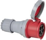 PCE CEE 125A 400V 5p Stecker weiblich rot IP67