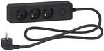 Schneider ST9331B Electric Steckdosenleiste, 3 Steckdosen, Typ E: 2-polig