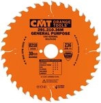 CMT Orange Tools Kreiss&auml;geblatt HW 210 x 2,8 / 1,8 x 30 Z=36 15&deg; ATB - 291.210.36M