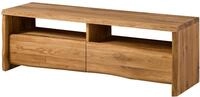 MASSIVMOEBEL24.DE | Pure Oak TV-Board #108 151x45x50 Wildeiche Natur ge&ouml;lt,