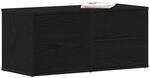vidaXL TV-Schr&auml;nk Schwarz Eichen-Optik 80 x 34 x 36 cm Holzwerkstoff,...