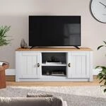 IDIMEX TV Lowboard Bolton aus Kiefer Massivholz, TV Bank im Landhausstil mit 2 T&uuml;ren