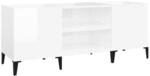vidaXL Plattenschrank, Schallplattenschrank mit viel Stauraum, Plattenspieler Schrank