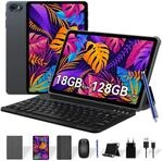 TABWEE Tablet mit Tastatur und Stift, 18GB RAM+128GB ROM (2TB TF)