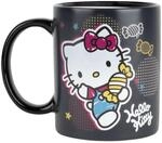 Konix Hello Kitty Thermoreaktive Tasse - 320 ml - Bonbon - Motiv - Schwarz