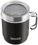 Sigg - Camp Thermobecher Travel Mug Night Black - Mit Tritan-Deckel & Henkel -