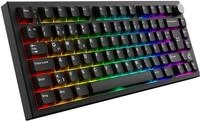 Sharkoon SGK55W Gaming Tastatur kabellose im 75%-Layout mit PBT-Tastenkappen