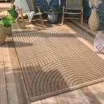Paco Home Hochwertiger Outdoor Teppich Wetterfest & Pflegeleicht Jute-Sisal-Optik mit