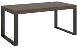 Itamoby Ausziehbarer Tisch, 200/460 x 90 cm, aus Tecno-Nussbaum, mit F&uuml;&szlig;en,