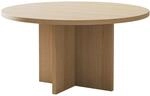 Selsey OVO - Couchtisch rund 76x76 cm Holzoptik Eiche Lindberg