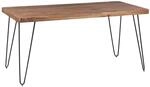 FineBuy Massiver Esstisch 200 cm Harlem Sheesham Massiv Holz, Esszimmertisch