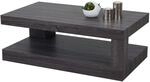 Mendler Couchtisch HWC-A32, Wohnzimmertisch, 3D-Struktur, 40x110x60cm