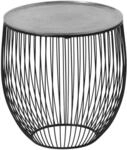 Mirrors & More Beistelltisch Rina 82720189 Metall Silber