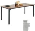 VEVOR Rechteckiger Esstisch K&uuml;chentisch Holztisch (180 cm / 136,1 kg belastbar) f&uuml;r