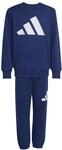 adidas Unisex Kids ESSENTIALS FLEECE JOGGER, dark blue/white, 7-8 Years