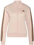 adidas Women's ESSENTIALS 3-STRIPES TRACKSUIT, blush pink, M