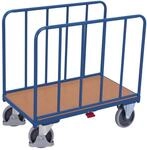 Seitenb&uuml;gelwagen mit Rohrw&auml;nden RAL5010 Enzianblau B&uuml;gelwagen Plattformwagen