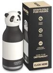 ASOBU Bestie Kindertrinkflasche mit Strohhalm &ndash; Isolierte Edelstahlflasche...
