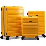 Eminent Voyager Kofferset 3-Teilig, Erweiterbar, Hartschalenkoffer, 4 Rollen, Leicht,