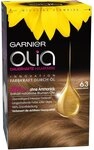 Garnier Olia 6.3 Karamellbraun Dauerhafte Haarfarbe ohne Ammoniak mit pflegenden,