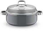WMF Fusiontec Mineral Pro, Schmortopf mit Deckel, 28 cm, langlebig, kratzfestes