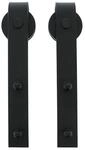 Intersteel 2-teiliges Laufrollen-Set Recht 290 mm Schwarz
