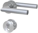BASI | Dr&uuml;cker-Garnitur aus Edelstahl | BB/PZ/WC/Bad | mit 3 mm Magnet...