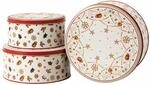 Hutschenreuther Weihnachten "Christmas Love" Set 3 Pl&auml;tzchendosen aus Blech