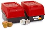 Novaliv Kartoffel Aufbewahrungsbox | 2x mitel 5L | ROT | Kartoffelbox |...