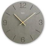 Hama Wanduhr Kreta (Quarzuhr ger&auml;uscharm, &Oslash; 30cm, eingravierte Ziffern, analoge
