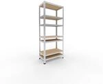 shelfplaza Home 180x75x40 cm Schwerlastregal in verzinkt mit 7 B&ouml;den und 125 kg