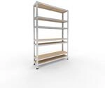 shelfplaza Home 180x120x30 cm Schwerlastregal in verzinkt mit 7 B&ouml;den und 125...