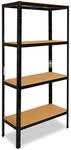 shelfplaza Black 200x120x23 cm Schwerlastregal in schwarz mit 4 B&ouml;den und 175...