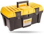 TOPEX Werkzeugkasten 18" (44 x 22 x 22 cm) Organizer, Kunststoffklammern,