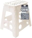 ZOLLNER Tritthocker faltbar - Klapphocker f&uuml;r Kinder und Erwachsene bis 120kg -