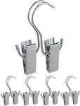 20 x Stiefelklammern im Set, doppelte Klemme, gummiert, Aufbewahrung Stiefel &