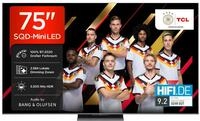 TCL 75C8L SQD-Mini LED 75 Zoll Fernseher, 4K Smart TV, Google TV, HDR10+ | 2584