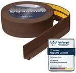 HOLZBRINK Weichsockelleiste selbstklebend PVC 50x20mm, 15 m | Winkelleiste f&uuml;r