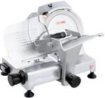 GastroHero Aufschnittmaschine ASM195 | Messer 195mm | Aluminium | einstellbare