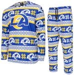 FOCO NFL Winter Xmas Pyjama Schlafanzug Los Angeles Rams - S