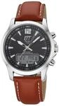 ETT Eco Tech Time Funk Solar Herren Uhr Analog mit digitalem Datum mit Leder...